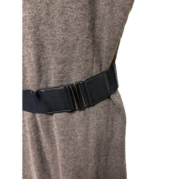 BCBHMaxAzaria Brown Belted Cashmere Wool Dress Women's Size Small - Picture 4 of 9